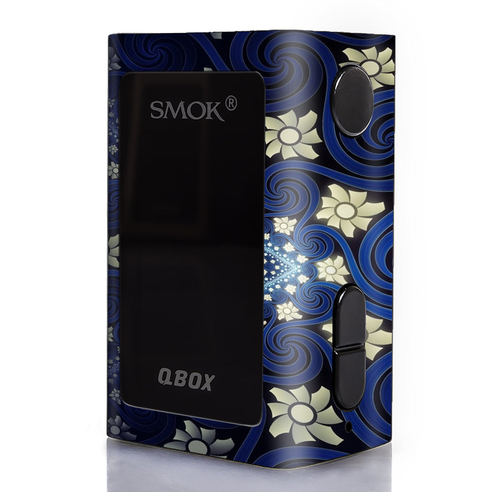 Flowers And Swirls Smok Q-Box Skin