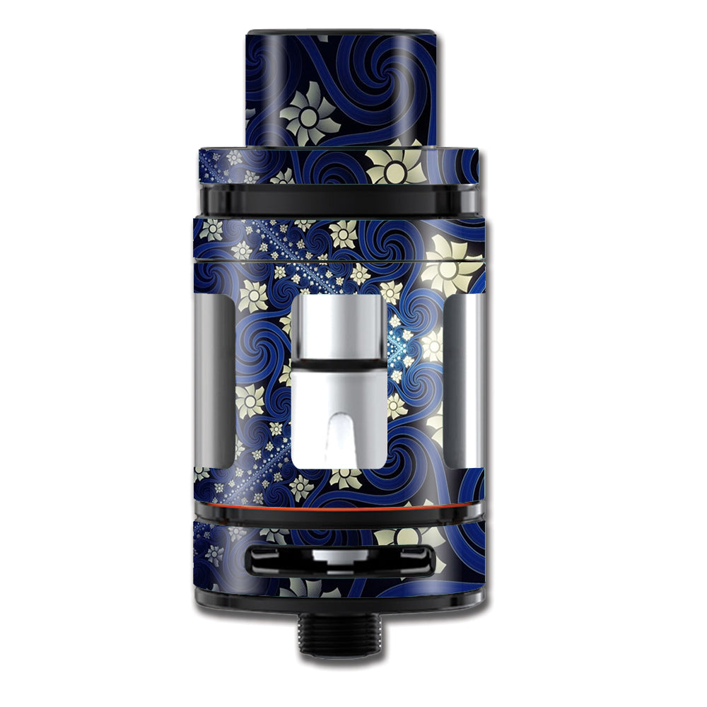  Flowers And Swirls Smok TFV8 Mini Big Baby Beast Skin