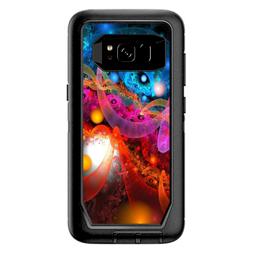  Fractal Colors Otterbox Defender Samsung Galaxy S8 Skin