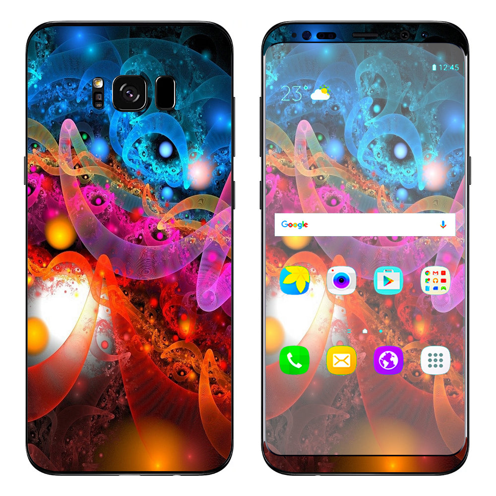 Fractal Colors Samsung Galaxy S8 Skin