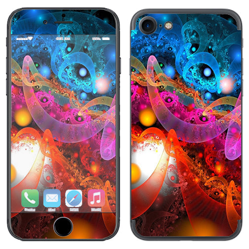  Fractal Colors Apple iPhone 7 or iPhone 8 Skin