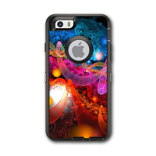  Fractal Colors Otterbox Defender iPhone 6 Skin