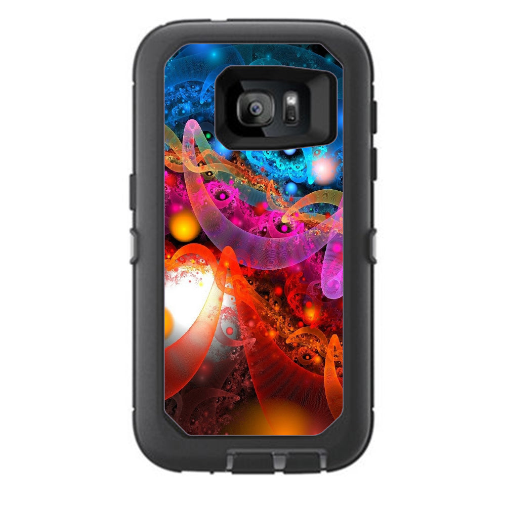  Fractal Colors Otterbox Defender Samsung Galaxy S7 Skin
