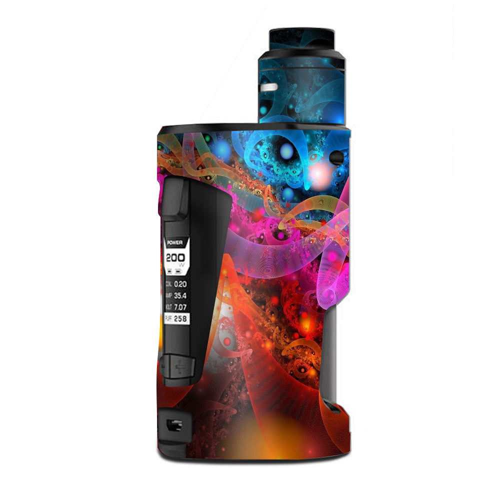  Fractal Colors G Box Squonk Geek Vape Skin