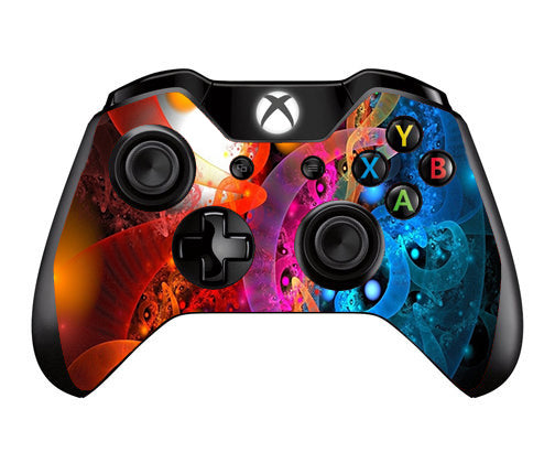  Fractal Colors Microsoft Xbox One Controller Skin
