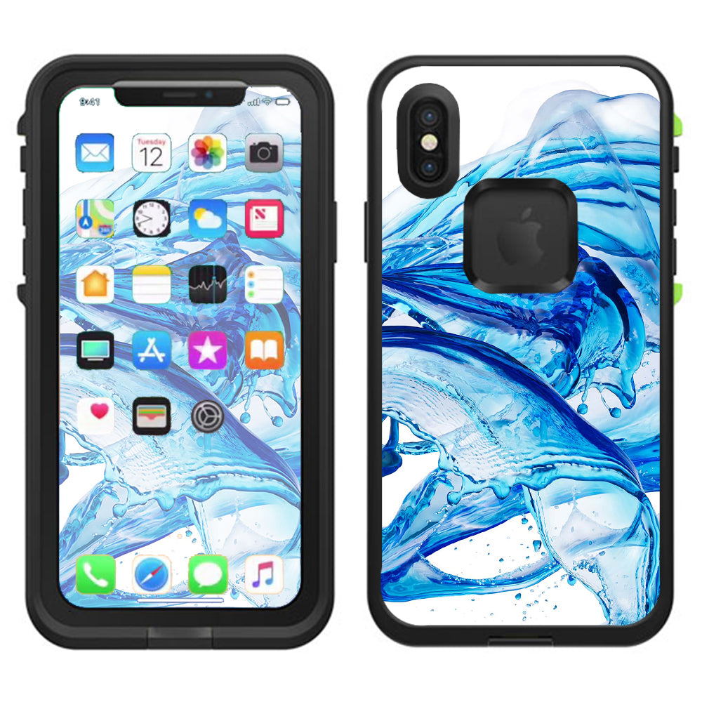  Water Splash Lifeproof Fre Case iPhone X Skin