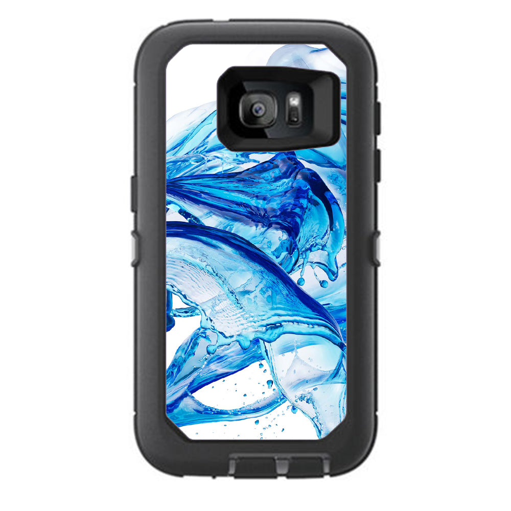  Water Splash Otterbox Defender Samsung Galaxy S7 Skin