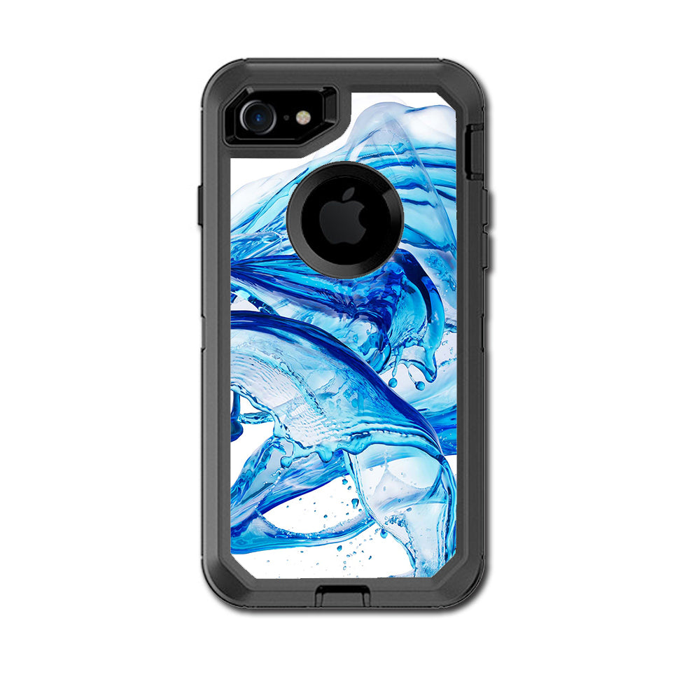  Water Splash Otterbox Defender iPhone 7 or iPhone 8 Skin
