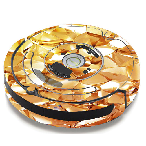  Geometric Gold iRobot Roomba 650/655 Skin