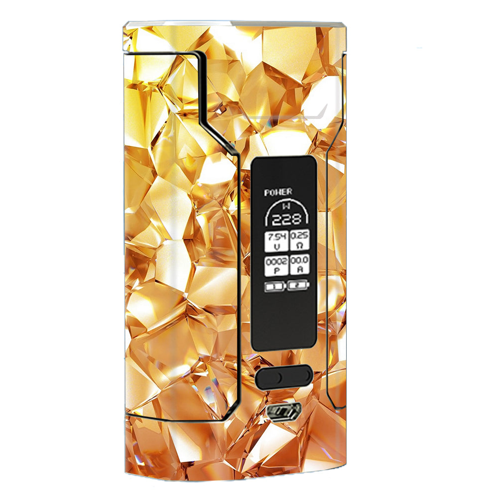  Geometric Gold Wismec Predator 228 Skin