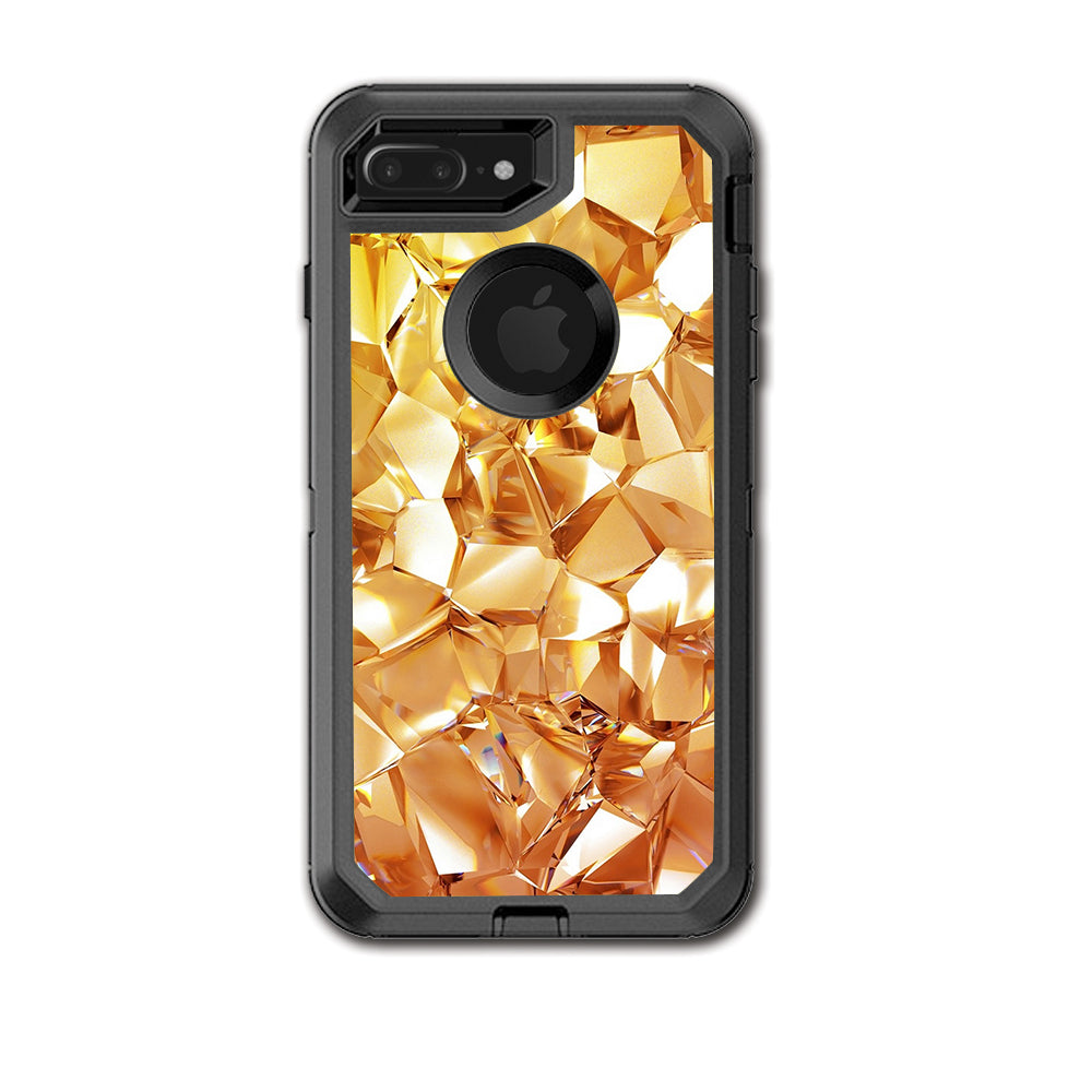  Geometric Gold Otterbox Defender iPhone 7+ Plus or iPhone 8+ Plus Skin