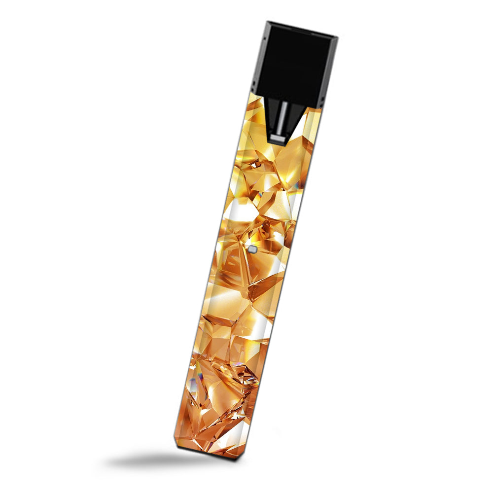  Geometric Gold Smok Fit Ultra Portable Skin