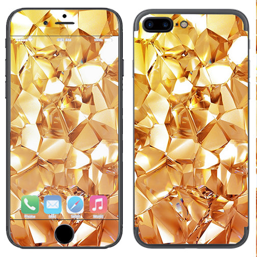 Geometric Gold Apple  iPhone 7+ Plus / iPhone 8+ Plus Skin