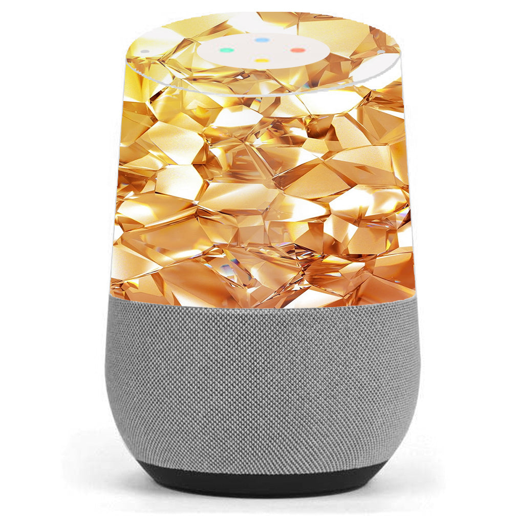  Geometric Gold Google Home Skin