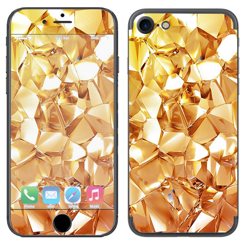  Geometric Gold Apple iPhone 7 or iPhone 8 Skin