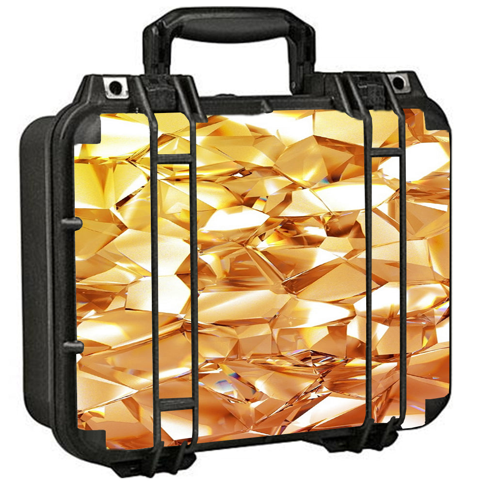  Geometric Gold Pelican Case 1400 Skin