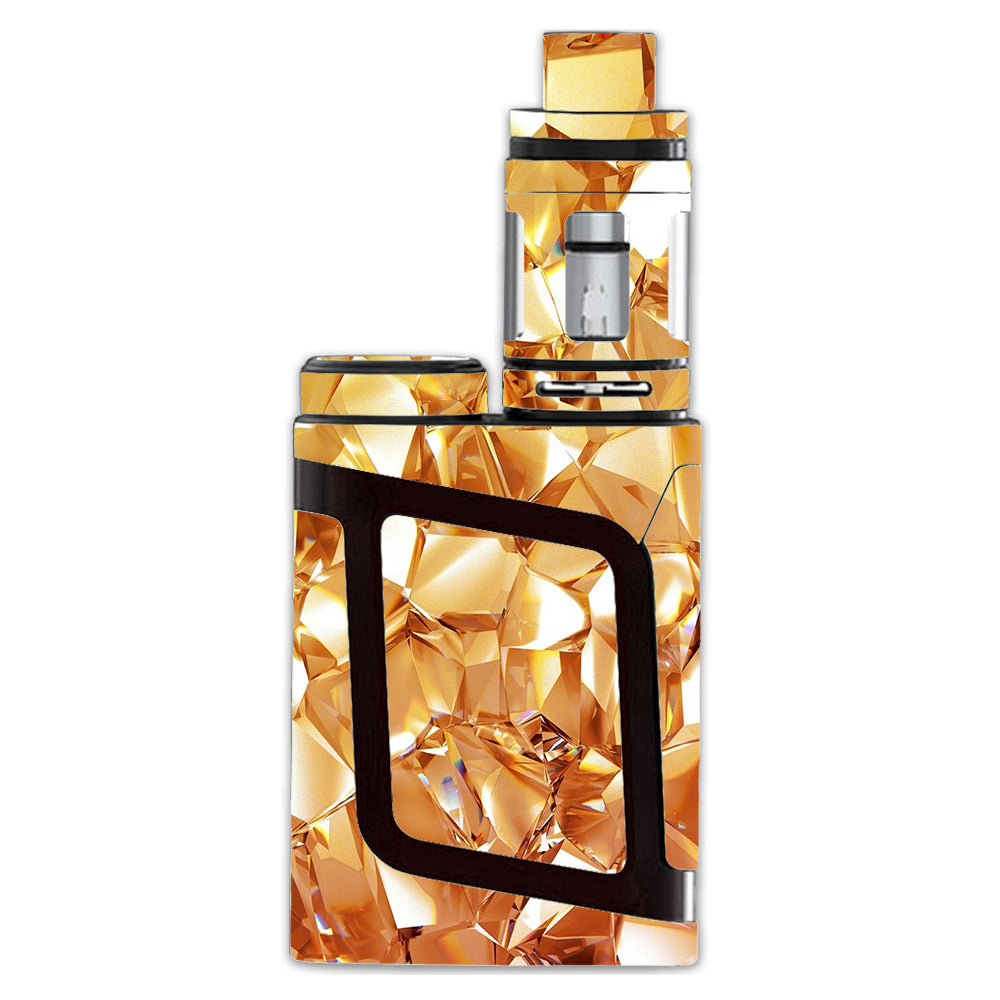  Geometric Gold Smok Alien AL85 Skin