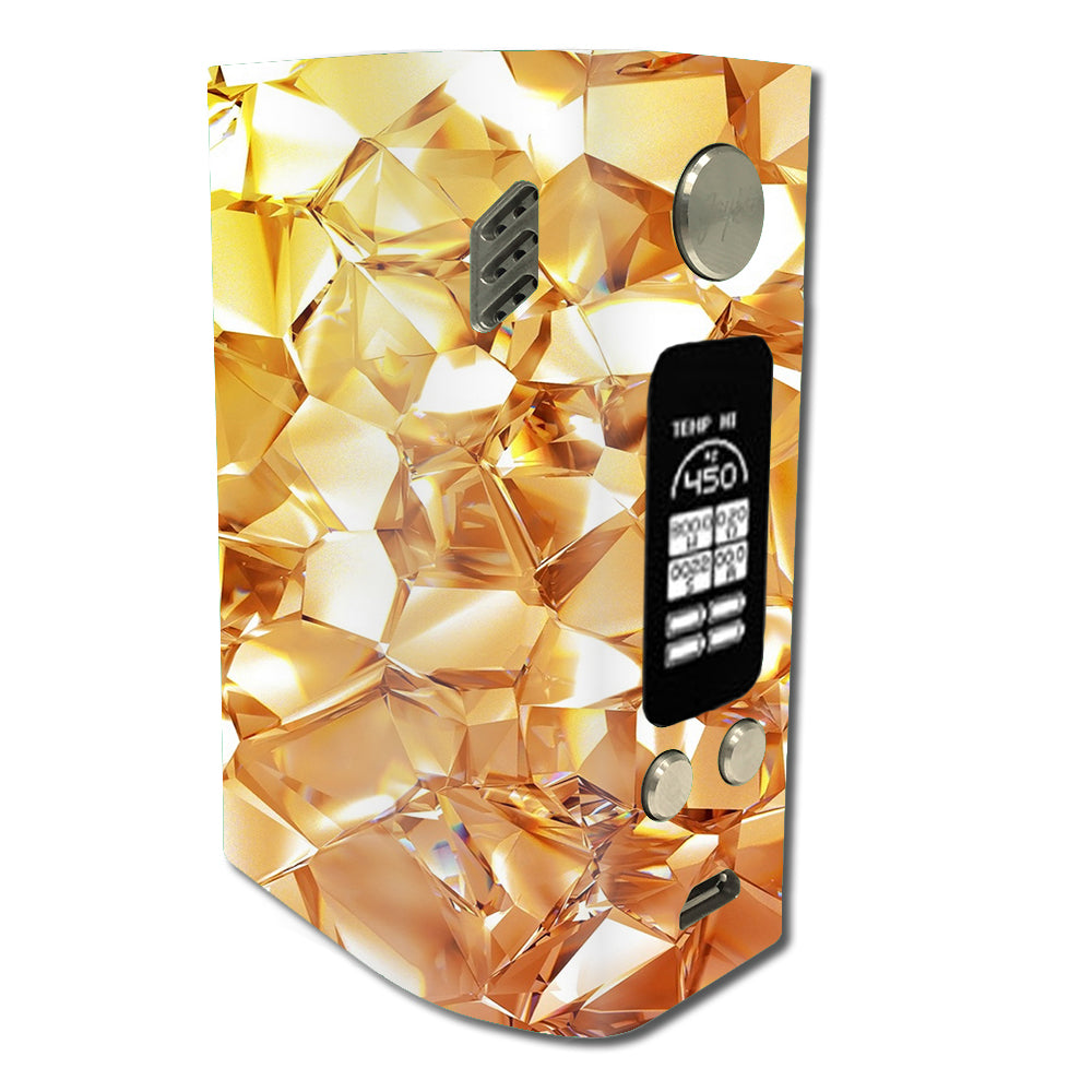  Geometric Gold Wismec Reuleaux RX300 Skin