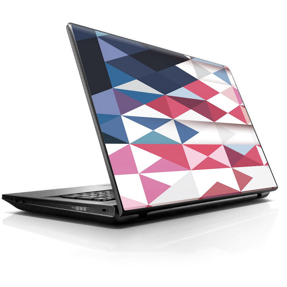  Geometric Red Universal 13 to 16 inch wide laptop Skin