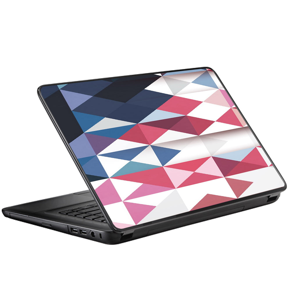  Geometric Red Universal 13 to 16 inch wide laptop Skin