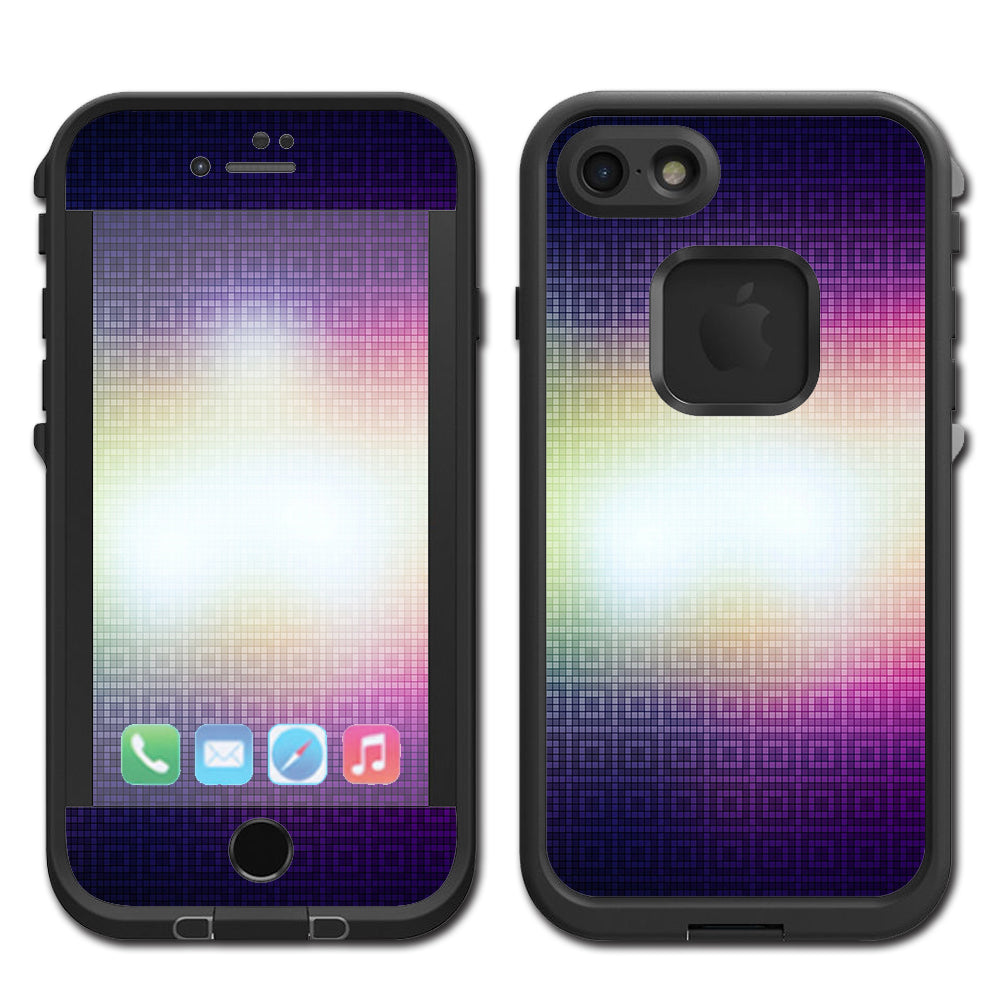  Glowing Mosaic Lifeproof Fre iPhone 7 or iPhone 8 Skin