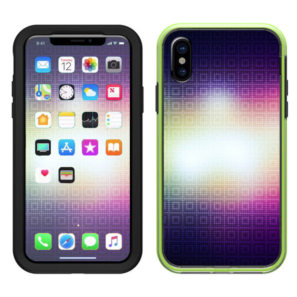  Glowing Mosaic Lifeproof Slam Case iPhone X Skin