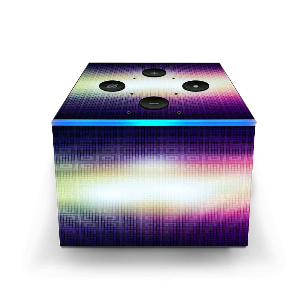  Glowing Mosaic Amazon Fire TV Cube Skin
