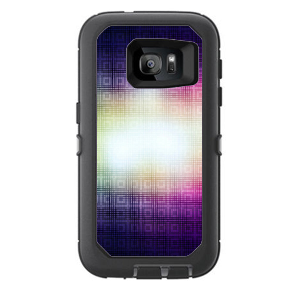  Glowing Mosaic Otterbox Defender Samsung Galaxy S7 Skin