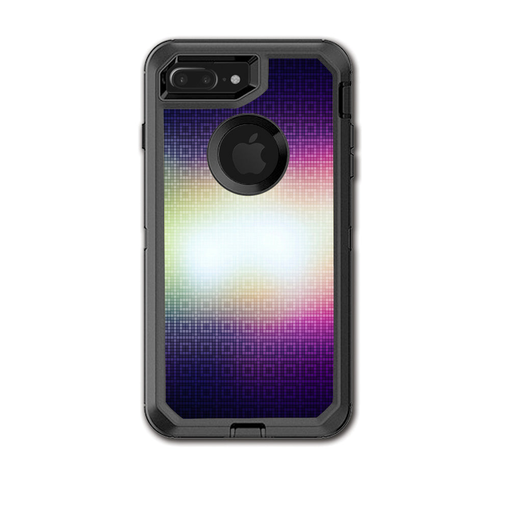  Glowing Mosaic Otterbox Defender iPhone 7+ Plus or iPhone 8+ Plus Skin