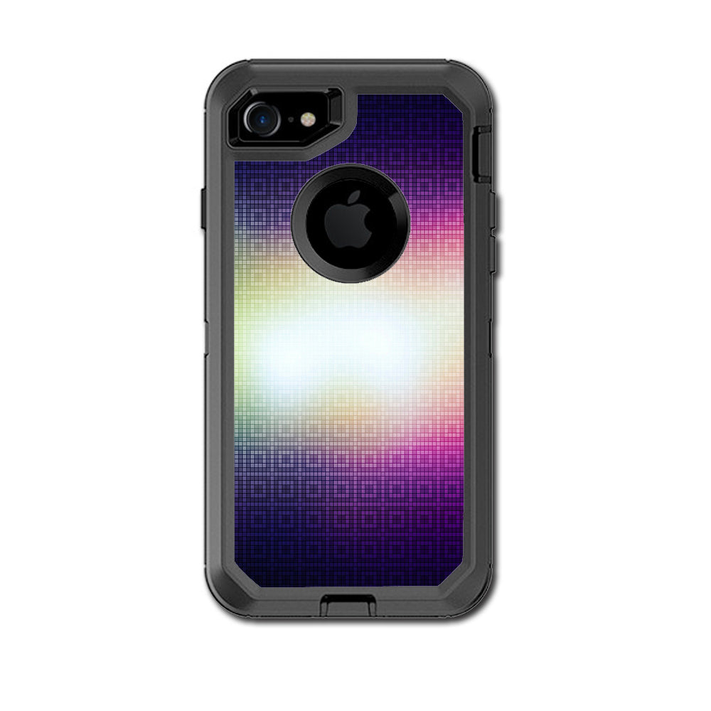  Glowing Mosaic Otterbox Defender iPhone 7 or iPhone 8 Skin