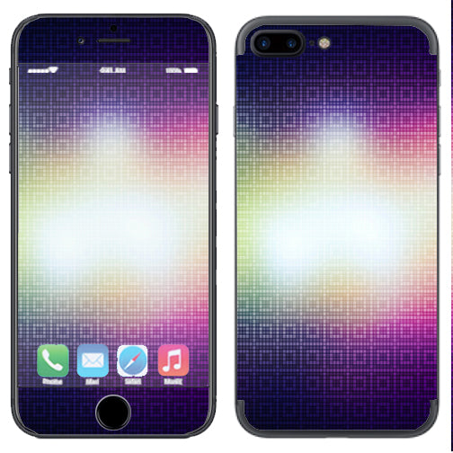  Glowing Mosaic Apple  iPhone 7+ Plus / iPhone 8+ Plus Skin