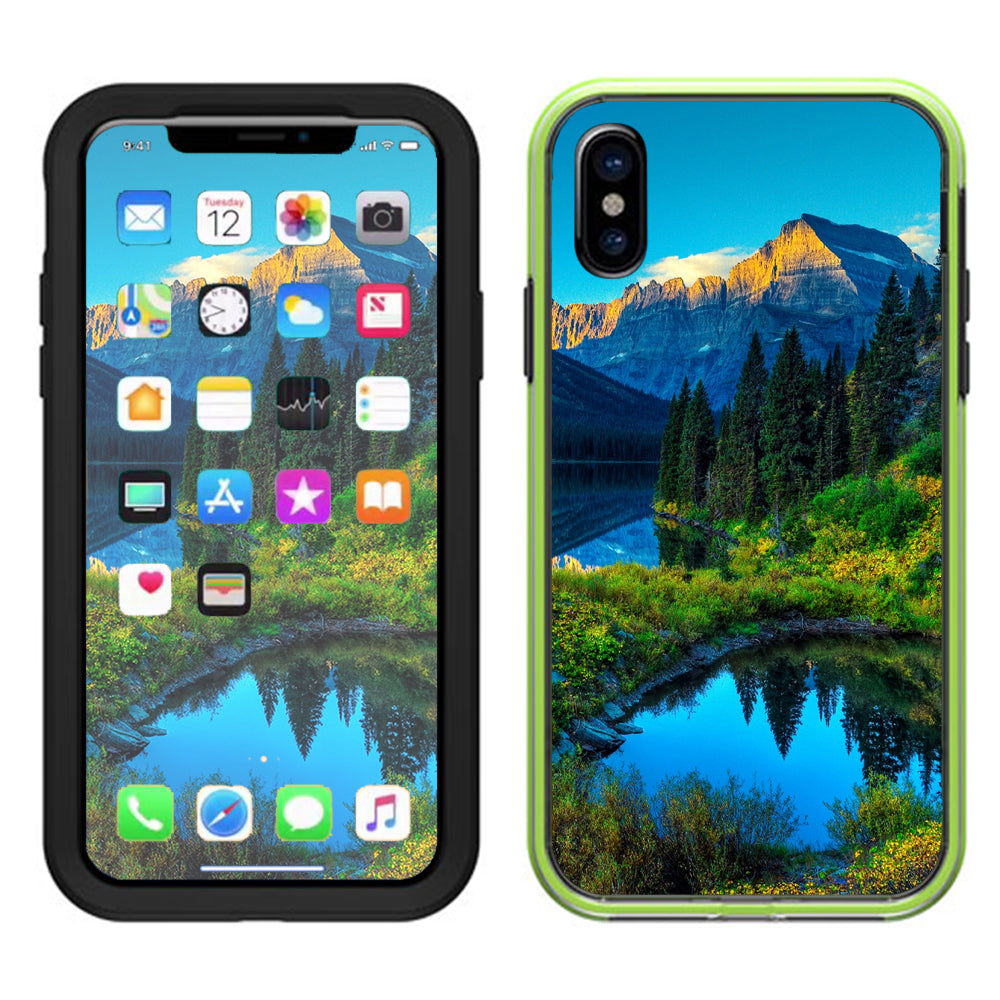  Mountain Lake Lifeproof Slam Case iPhone X Skin