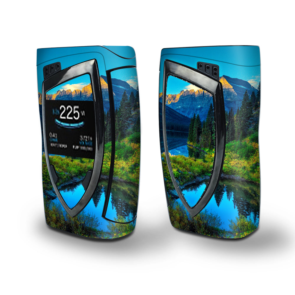 Skin Decal Vinyl Wrap for Smok Devilkin Kit 225w Vape (includes TFV12 Prince Tank Skins) skins cover/ Mountain Lake