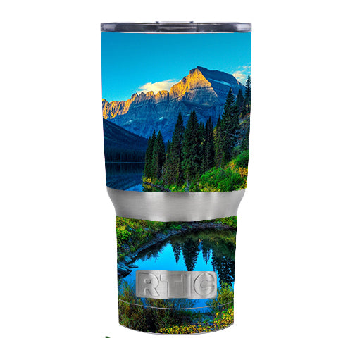  Mountain Lake RTIC 20oz Tumbler Skin