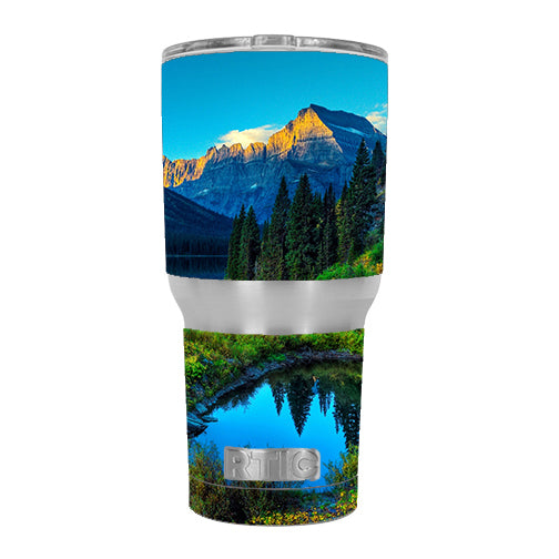  Mountain Lake RTIC 30oz Tumbler Skin