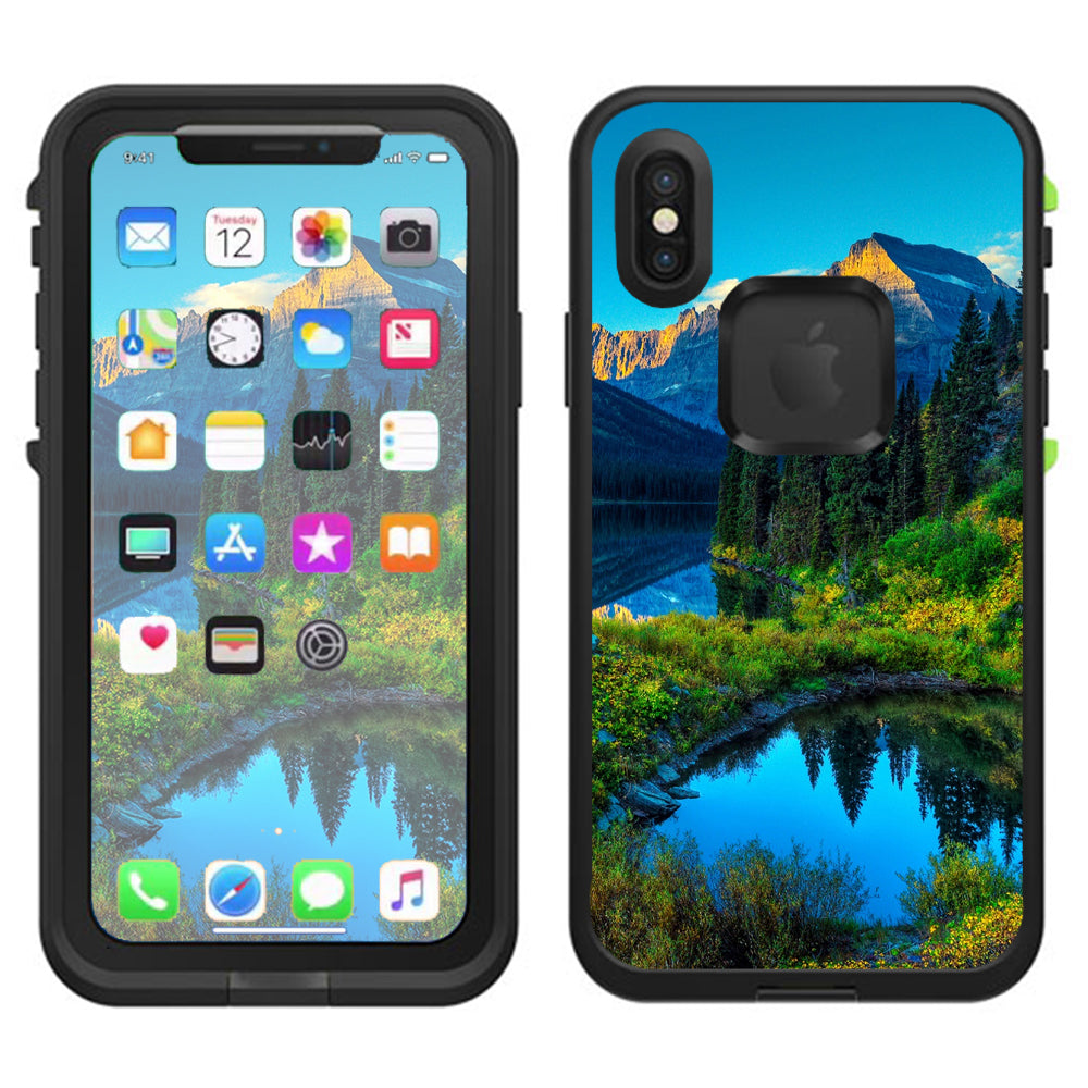  Mountain Lake Lifeproof Fre Case iPhone X Skin