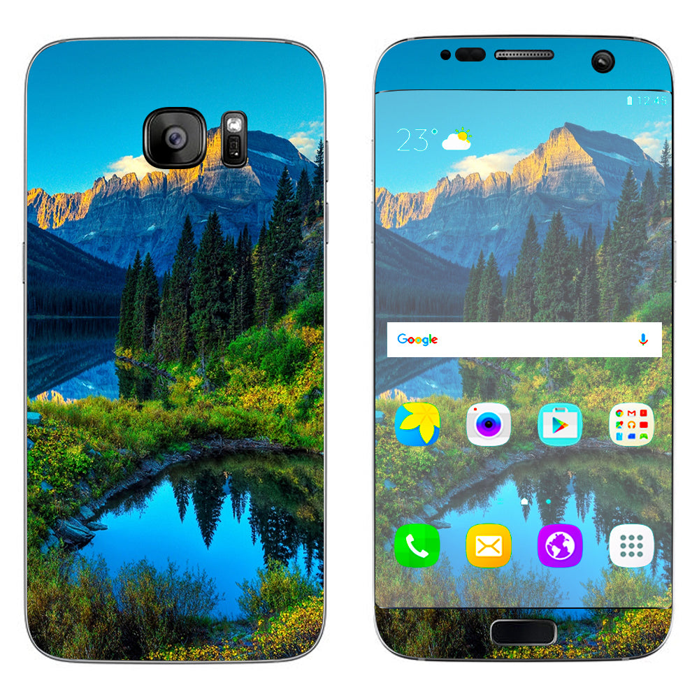  Mountain Lake Samsung Galaxy S7 Edge Skin