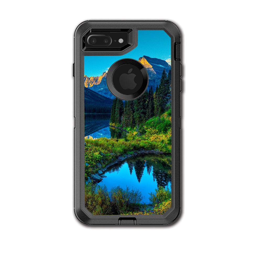  Mountain Lake Otterbox Defender iPhone 7+ Plus or iPhone 8+ Plus Skin