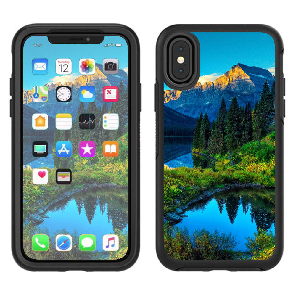  Mountain Lake Otterbox Defender Apple iPhone X Skin