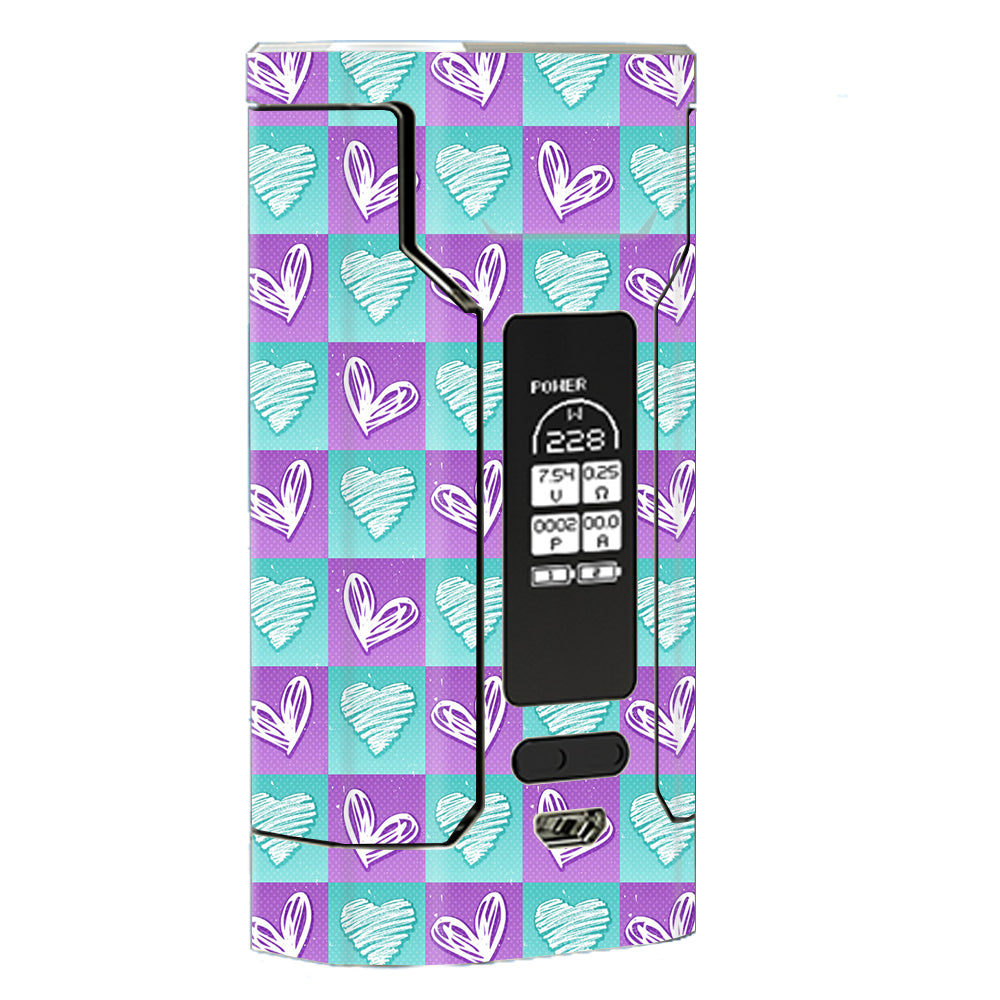  Heart Doodles Wismec Predator 228 Skin