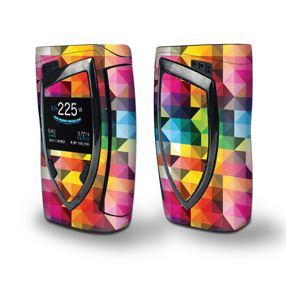 Skin Decal Vinyl Wrap for Smok Devilkin Kit 225w Vape (includes TFV12 Prince Tank Skins) skins cover/ Kaleidoscope