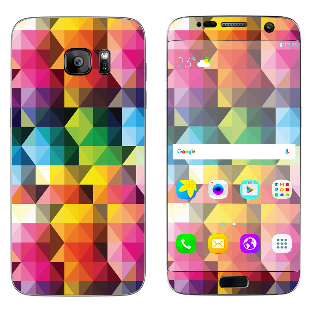  Kaleidoscope Samsung Galaxy S7 Edge Skin