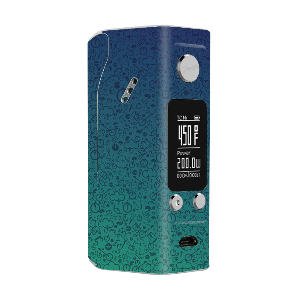  Lightning Bolts Wismec Reuleaux RX200S Skin