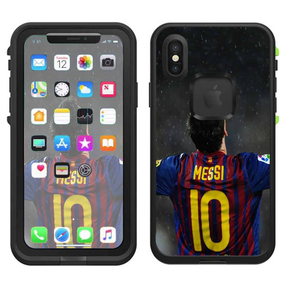  Messi2 Lifeproof Fre Case iPhone X Skin