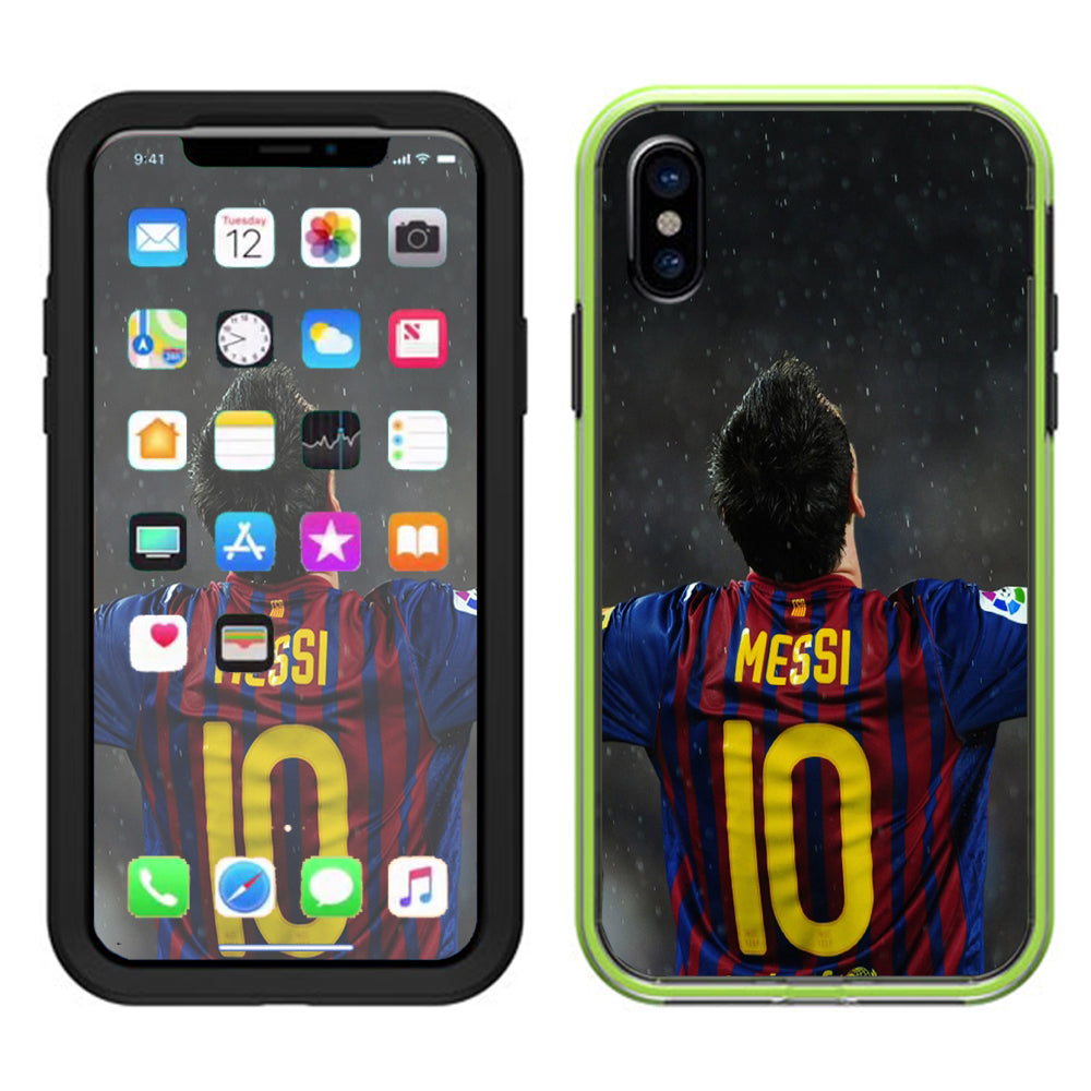  Messi2 Lifeproof Slam Case iPhone X Skin