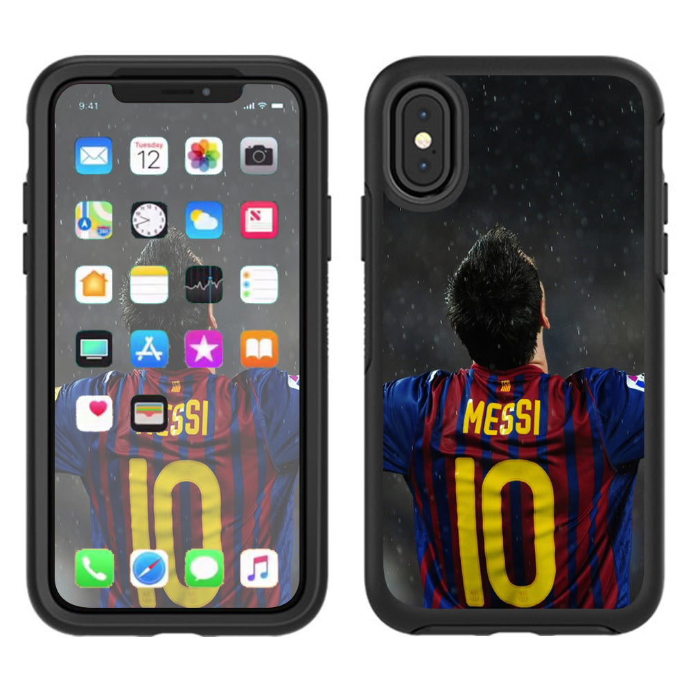  Messi2 Otterbox Defender Apple iPhone X Skin