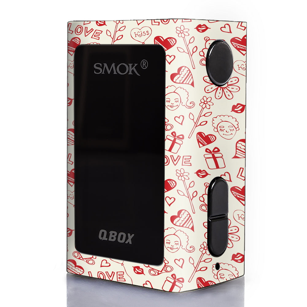  Love Hearts Smok Q-Box Skin