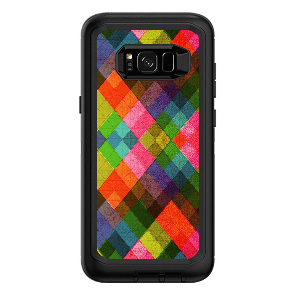  Color Hearts Otterbox Defender Samsung Galaxy S8 Plus Skin