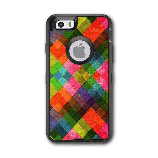  Color Hearts Otterbox Defender iPhone 6 Skin