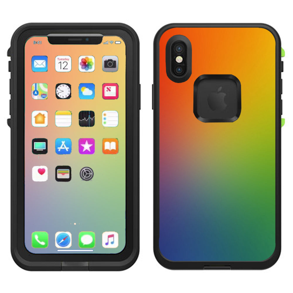  Natural Gradiant Lifeproof Fre Case iPhone X Skin